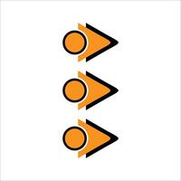 Modern bullet points element vector