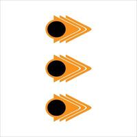 Modern bullet points element vector