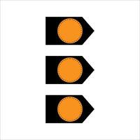 Modern bullet points element vector