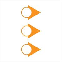 Modern bullet points element vector