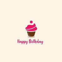 Birthday Greeting Minimal Corporate Design vector