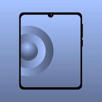 Phone frame design vector