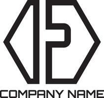 diamond font letter P logo design vector