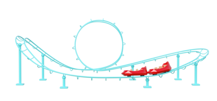 vält underlägg för tema parkera. 3d framställa illustration png