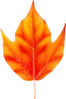 An image of a stylized leaf. AI-Generated. png