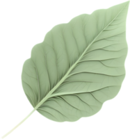 An image of a stylized leaf. AI-Generated. png