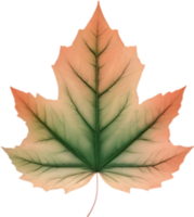 An image of a stylized leaf. AI-Generated. png