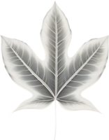 An image of a stylized leaf. AI-Generated. png