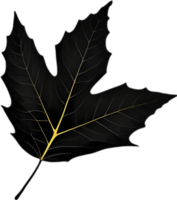 An image of a stylized leaf. AI-Generated. png