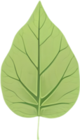 An image of a stylized leaf. AI-Generated. png