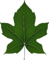 An image of a stylized leaf. AI-Generated. png