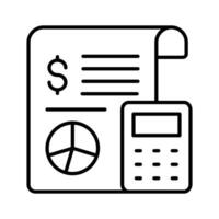 Check this beautifully designed icon of business report, statistics in trendy style vector