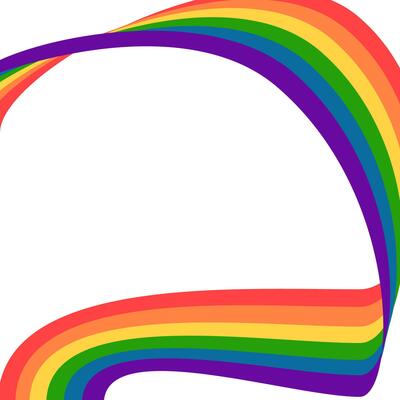 rainbow pride decoration