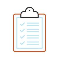 Financial checklist design in trendy style, editable icon vector