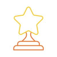 Creatively designed flat icon of Award in editable style, achievement trophy design vector