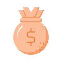 A well designed icon of money bag, icon of dollar sack in editable style vector