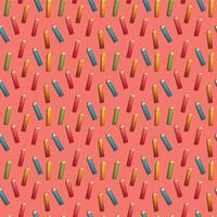 pencil color pattern illustration with pink background vector
