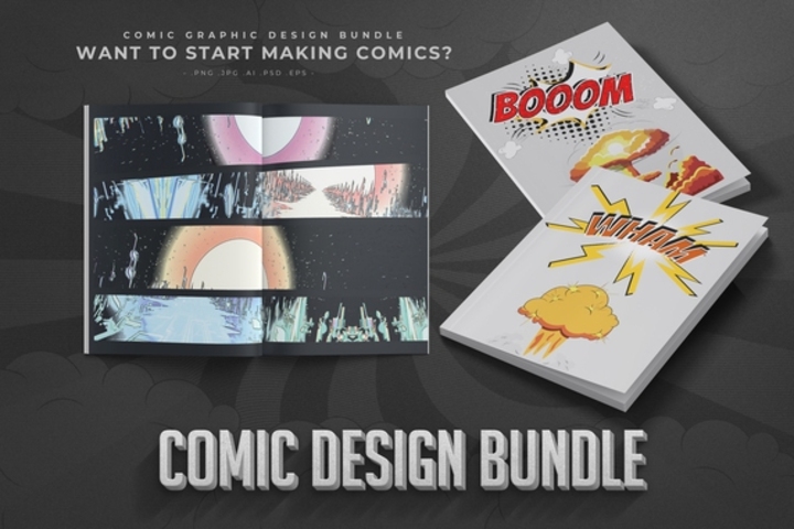 Comic Graphic Design Bundle
