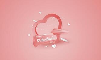 Happy Valentine's Day greeting background, suitable for backgrounds, wallpapers, covers, social media posts, covers and more vector