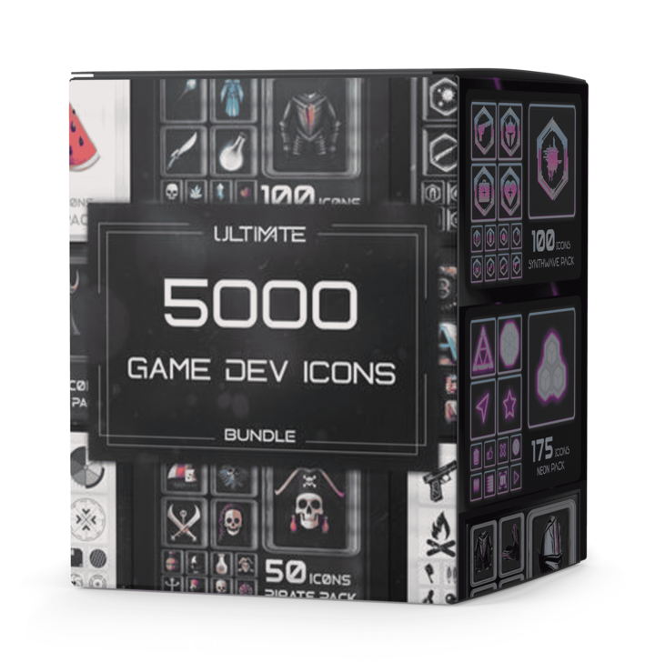 5000 Game Dev Icons Mega Bundle