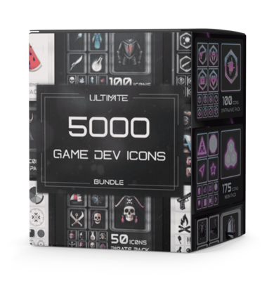 5000 Game Dev Icons Mega Bundle