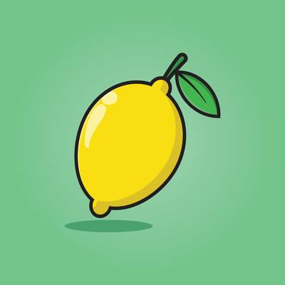 Fresh Lime with Background, Lime illustration design