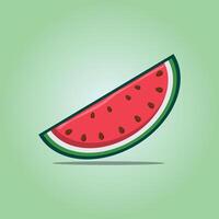 Fresh Watermalon fruit illustration design vector