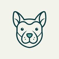 A modern logo featuring a minimalistic outline of a dogs face, A futuristic interpretation of a kayak floating through a neon-lit cityscape vector