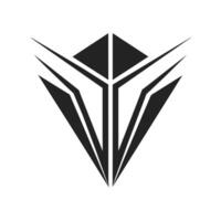 A modern logo with sleek black and white stylized elements, A modern barbershop with sleek black and white decor and minimalist styling vector