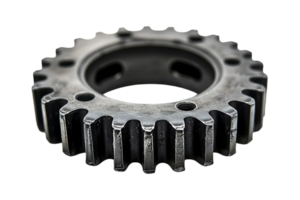 Gear cog wheel on isolated transparent background png