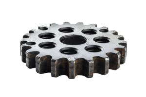 Gear cog wheel on isolated transparent background png