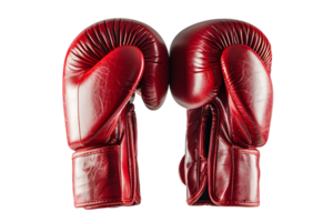 Boxing gloves on isolated transparent background png