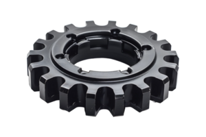 Gear cog wheel on isolated transparent background png