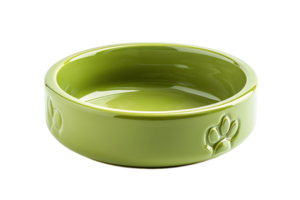 Pet food bowl on transparent background png