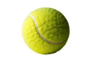 tennis Balle sur isolé transparent Contexte png