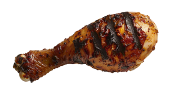 grigliato pollo gamba, fumoso fascino png