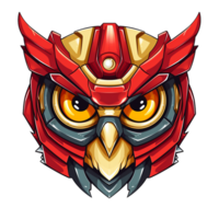 owl head mascot png
