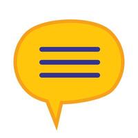 Message Chat Bubble Icon vector