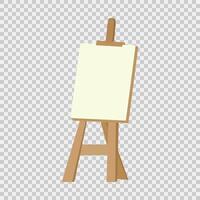 Cartoon Easel Board Icon vector