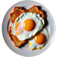 Appetizing Plate delicious fried egg breakfast png