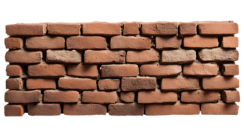 Old Brick Wall Isolated on Transparent Background png