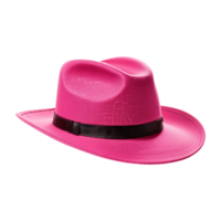 Pink Fedora Hat Isolated on Transparent Background png