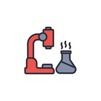 Chemistry icon. .Editable stroke.linear style sign for use web design,logo.Symbol illustration. vector