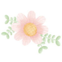 un ramo de flores de rosado flores png