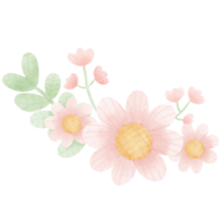 A bouquet of pink flowers png