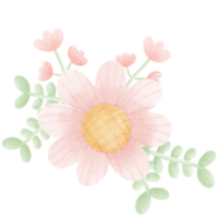 en bukett av rosa blommor png