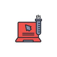 Computer science icon. .Editable stroke.linear style sign for use web design,logo.Symbol illustration. vector