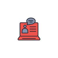 Mentor icon. .Editable stroke.linear style sign for use web design,logo.Symbol illustration. vector
