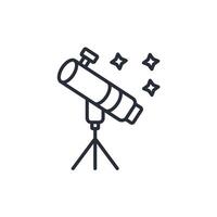 astronomy icon. .Editable stroke.linear style sign for use web design,logo.Symbol illustration. vector