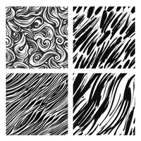 Brush strokes pattern vector